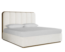 Sunpan 110749 - Jamille Bed - King - Eclipse White